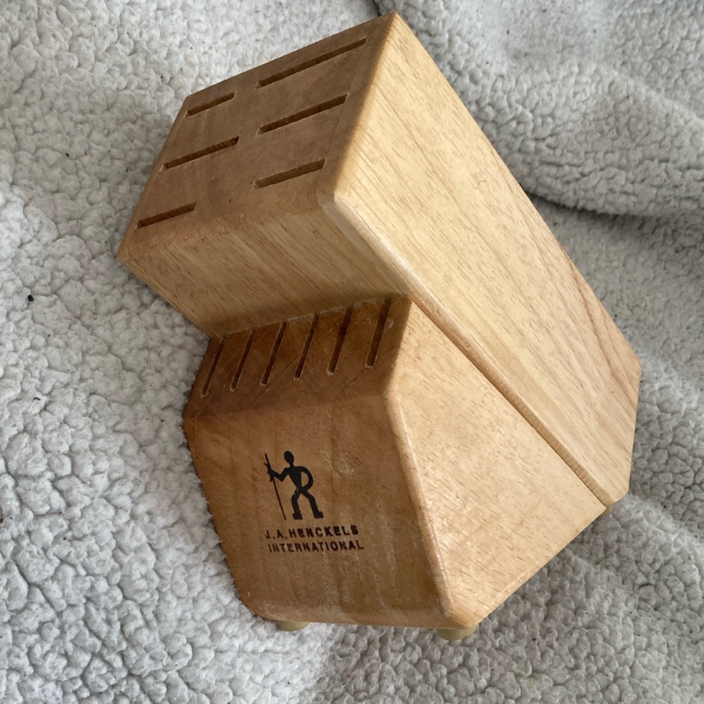 J.A. Henckels International Wooden Knife Block